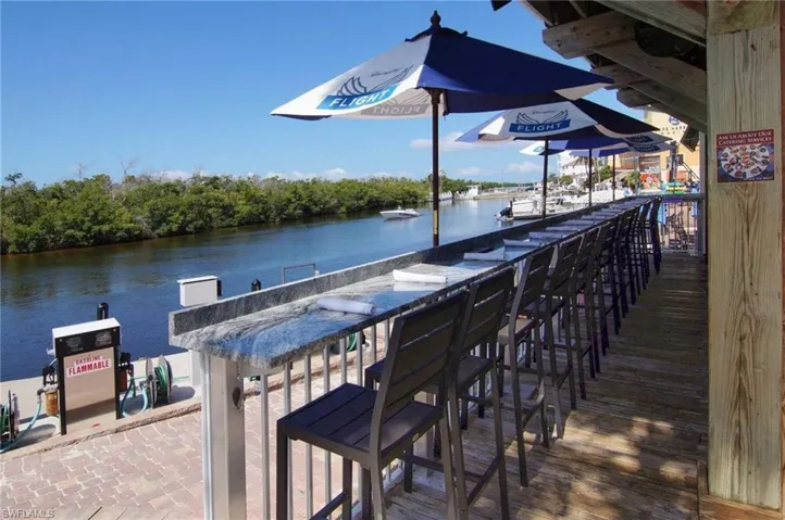 Sit at the patio and watch the parade of boat go by at waterfront restaurants.