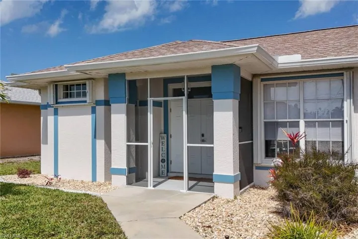 screened entry with french doors for great breezes