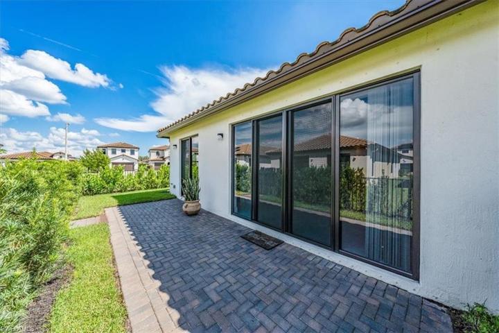 Fenced in Area with Extended pavers