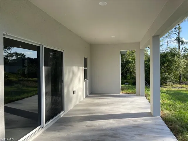 View of patio