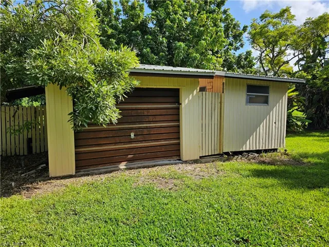 View of outbuilding (workshop)1079 Indian Mound Road (lots 15 & 16), Moore Haven, FL 33971, Intercoastal Waterway Access, over 400’ water frontage