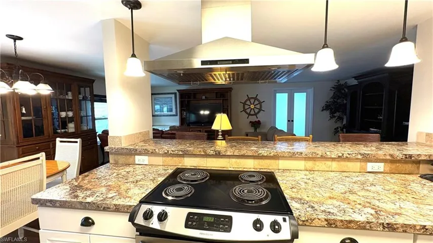 Kitchen with view to the Great Room.