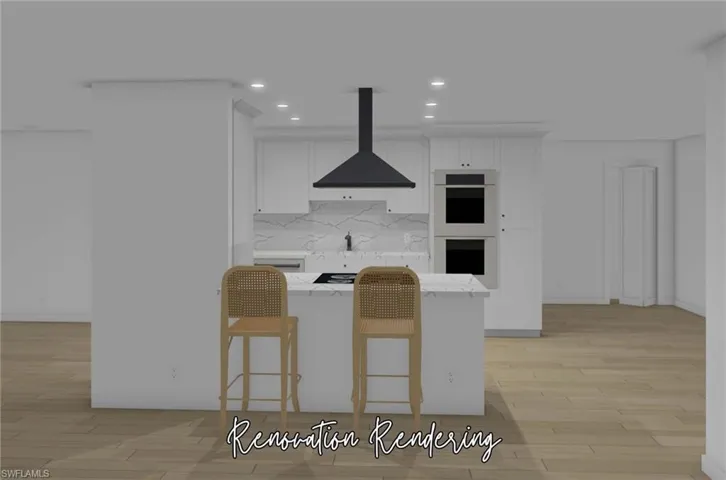 Kitchen Renovation Rendering