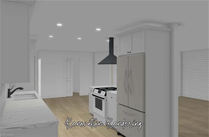 Renovated Kitchen Rendering