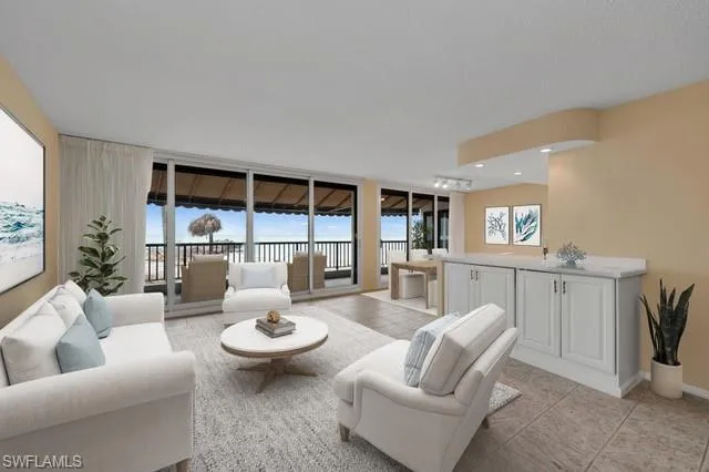 Virtually Staged Living Space