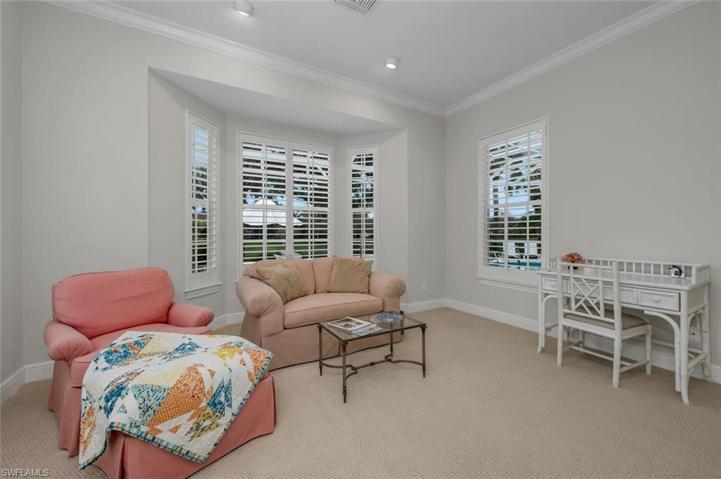 Bedroom 1 sitting area.