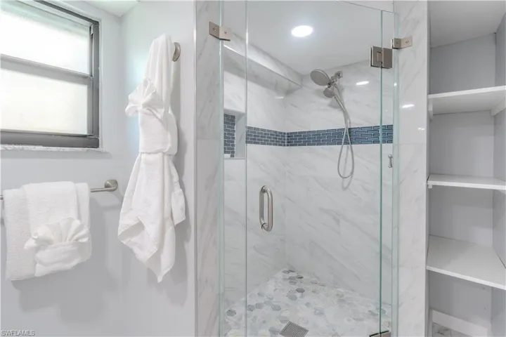 Bathroom with a stall shower - Virtually Edited Image