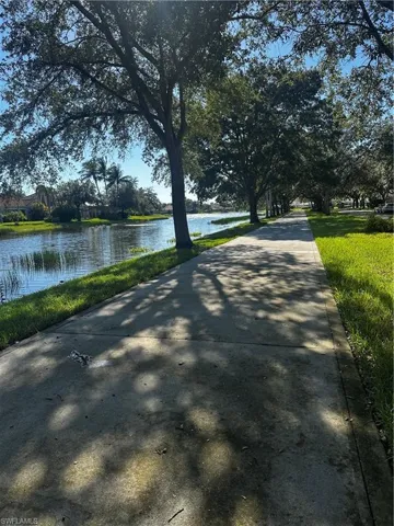 across the street to the right