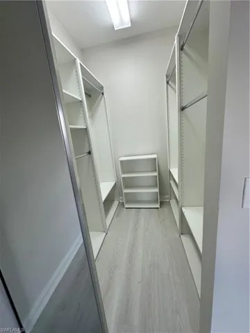 Master walk-in closet