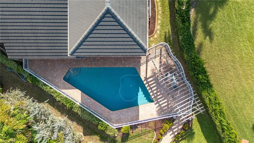 View of pool