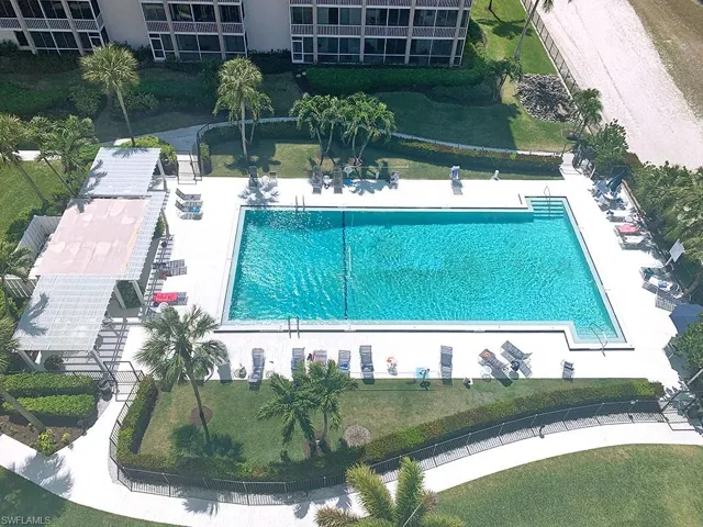 View of Pool from Balcony (pre-Ian)