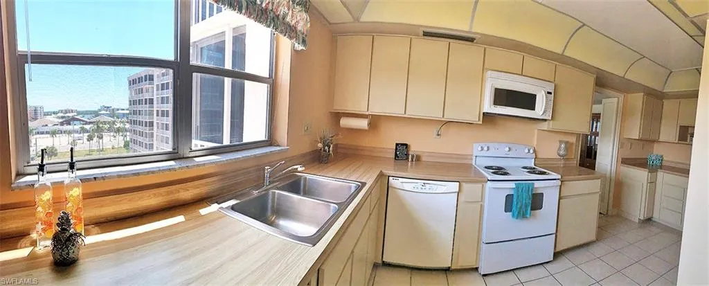 Kitchen featuring Bay View