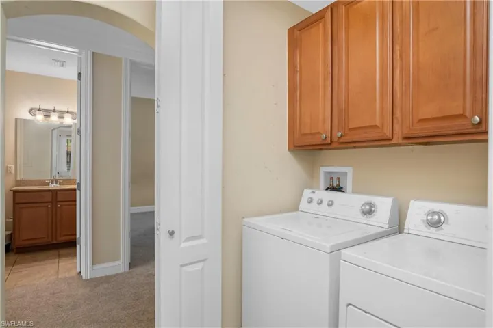 Laundry closet