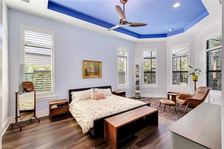 Master bedroom suite