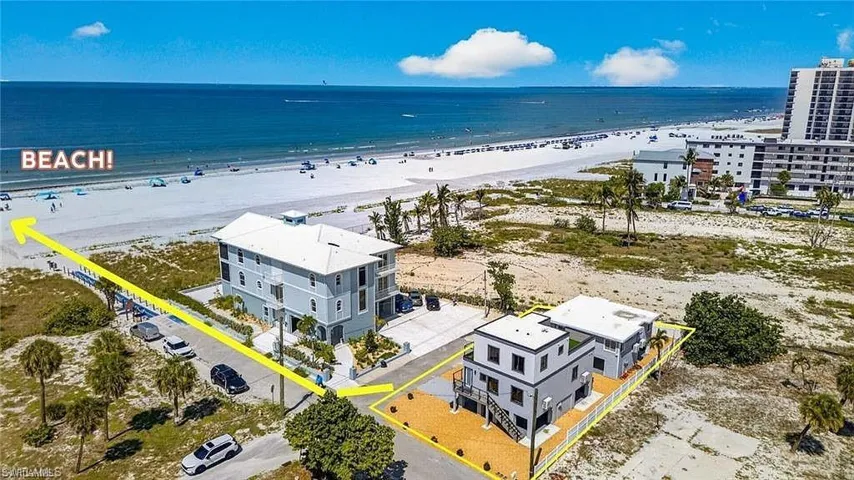 Beach is 1 minute 5 second walk from the property!