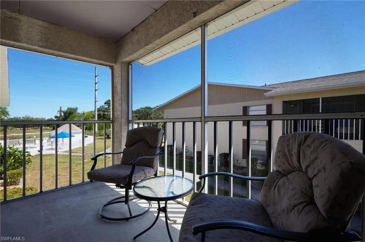 Balcony with a sunroom