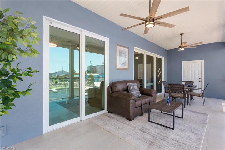 Upper screened in patio outside master