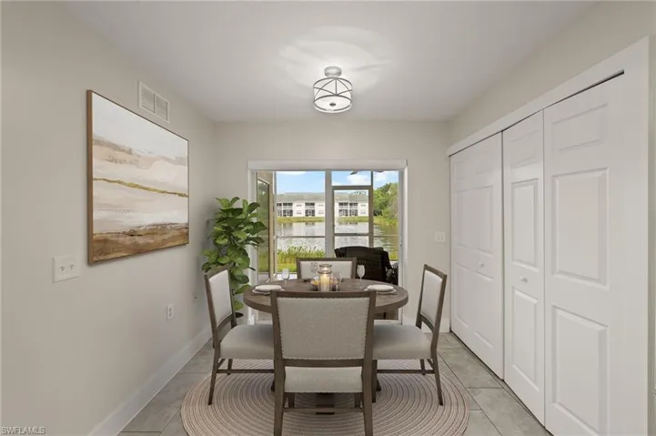 Kitchen Dining Area - Virtually Staged