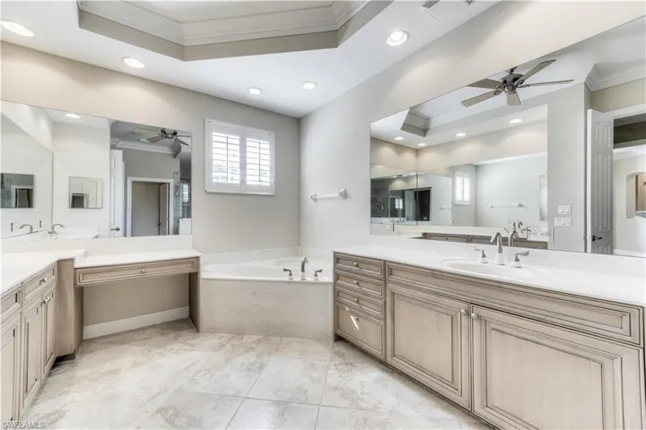 Separate Vanity Areas