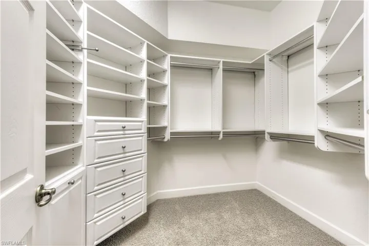 Thoughtfully Planned Primary Closet