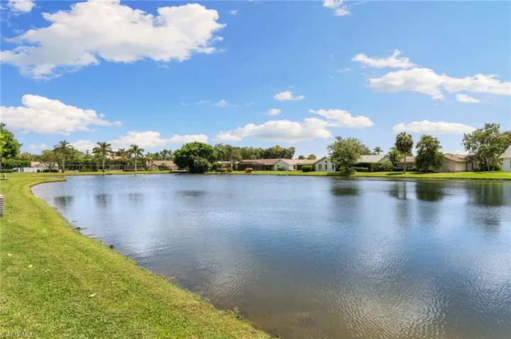 Water view with nearby suburban area