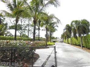 View of road with a gate