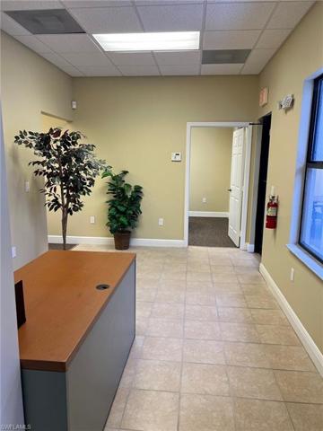 Unit 101 reception office approx. 10'4' by 11'8"