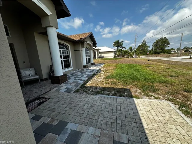 View of yard featuring a patio area