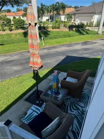 Front porch patio area