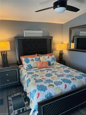 Vaulted ceilings in both bedrooms