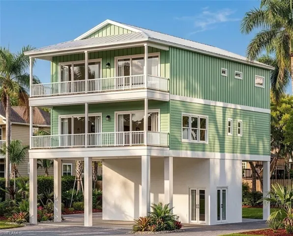 Virtual rendering of Elevated house
