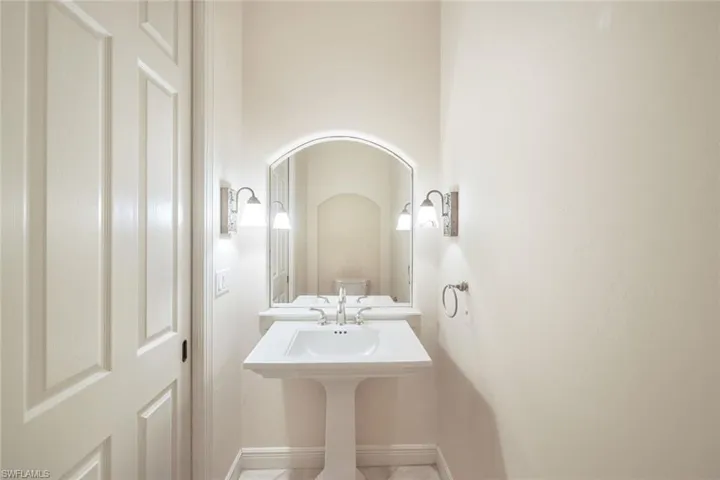 Half Bath area