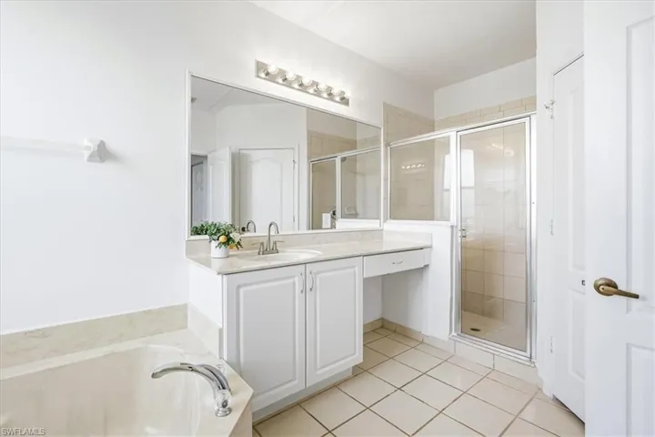 Separate shower