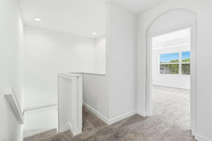 Upper level landing