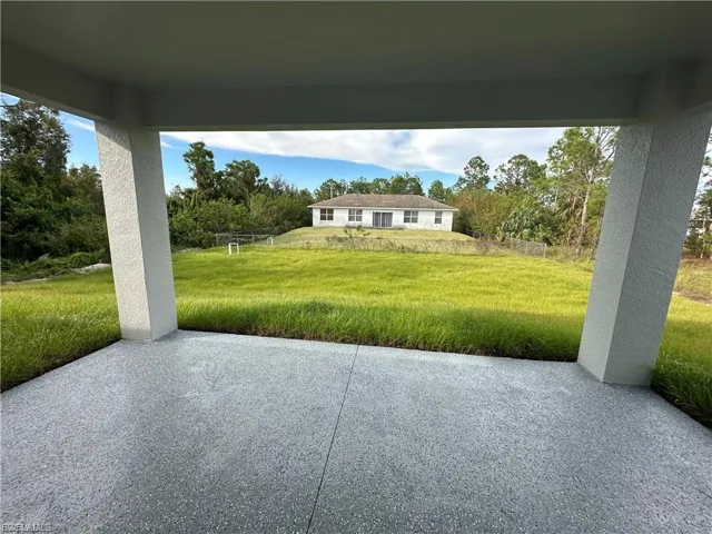 View of patio