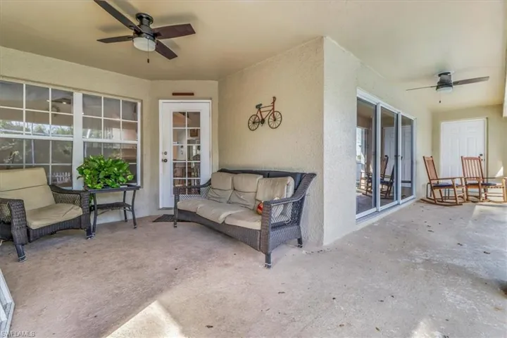 Covered lanai