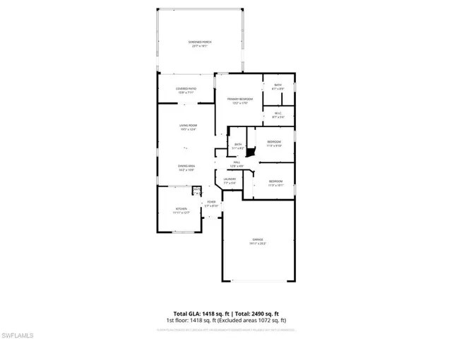 View of home floor plan