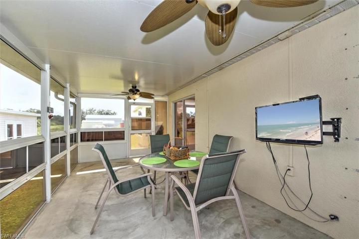 Enjoy eating on the lanai if you like or catch up on some tv.