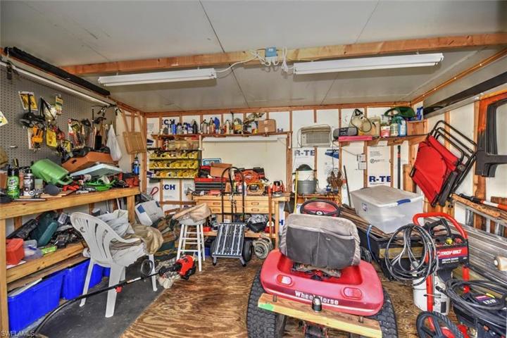 Shed view inside