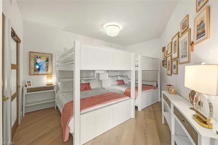 Bedroom featuring light wood-style flooring