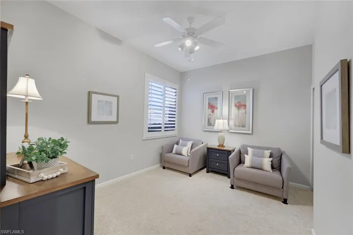 Newley remodeled, previous was a den.  Added door off the guest bathroom hall, oversized closet and removed built-in-desk.