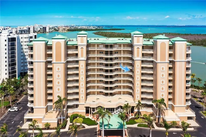 View of building exterior with a water view