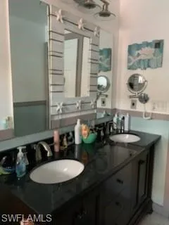 Bathroom with double vanity