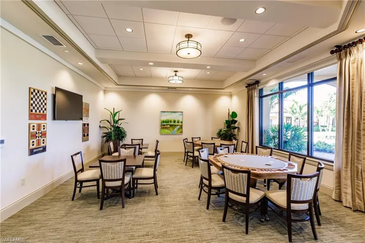 Card Room in the Clubhouse
