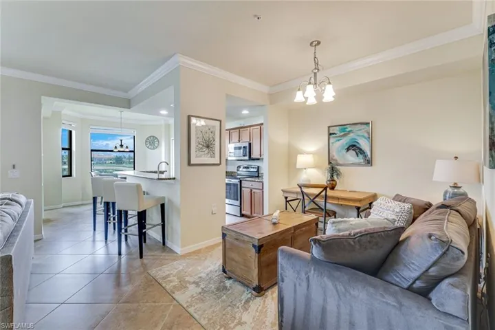 Living Area Open to Kitchen