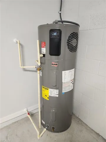 Utilities featuring water heater