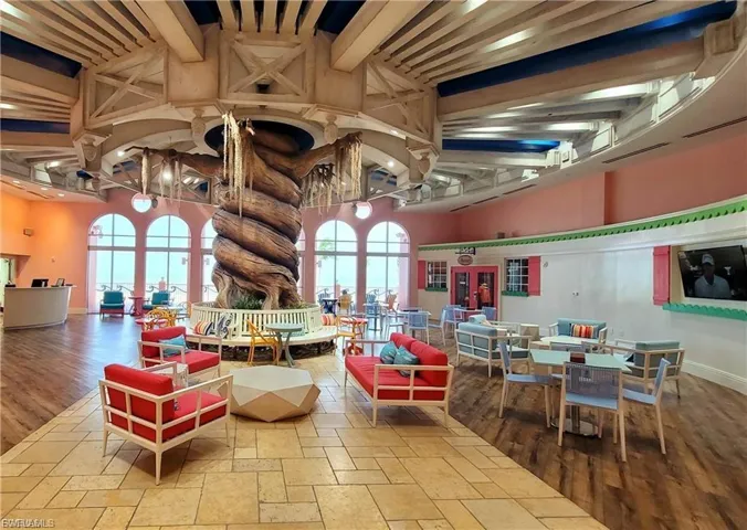 Main lobby in 200 Estero Blvd building