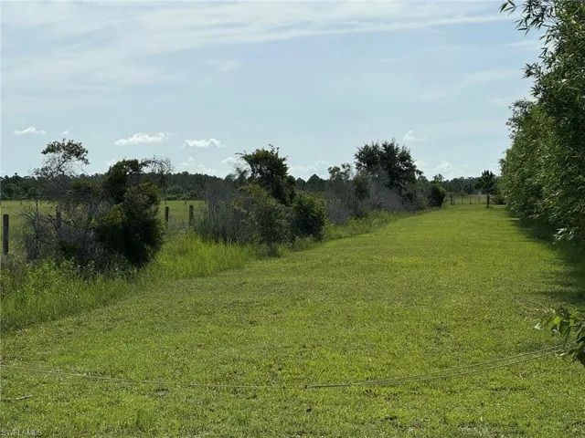 View of Southern easement