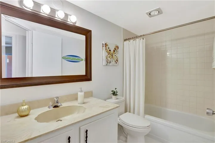 Second Bathroom adjacent to Second Bedroom
