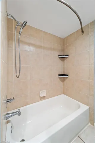 Bathroom with bathtub / shower combination